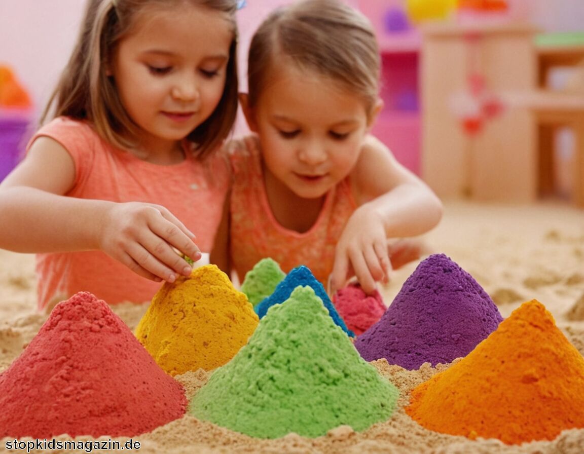 Kreative Spielideen mit Kinetic Sand   - Kinetic Sand selber machen - Geniale Zauber Sand Rezepte