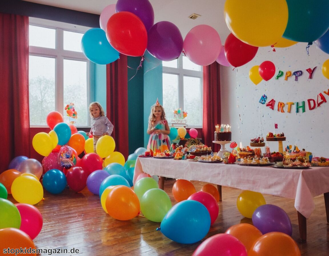 Themengeburtstag mit Dekoration umsetzen   - Kindergeburtstag bei Regen - Damit gelingt der Tag dennoch